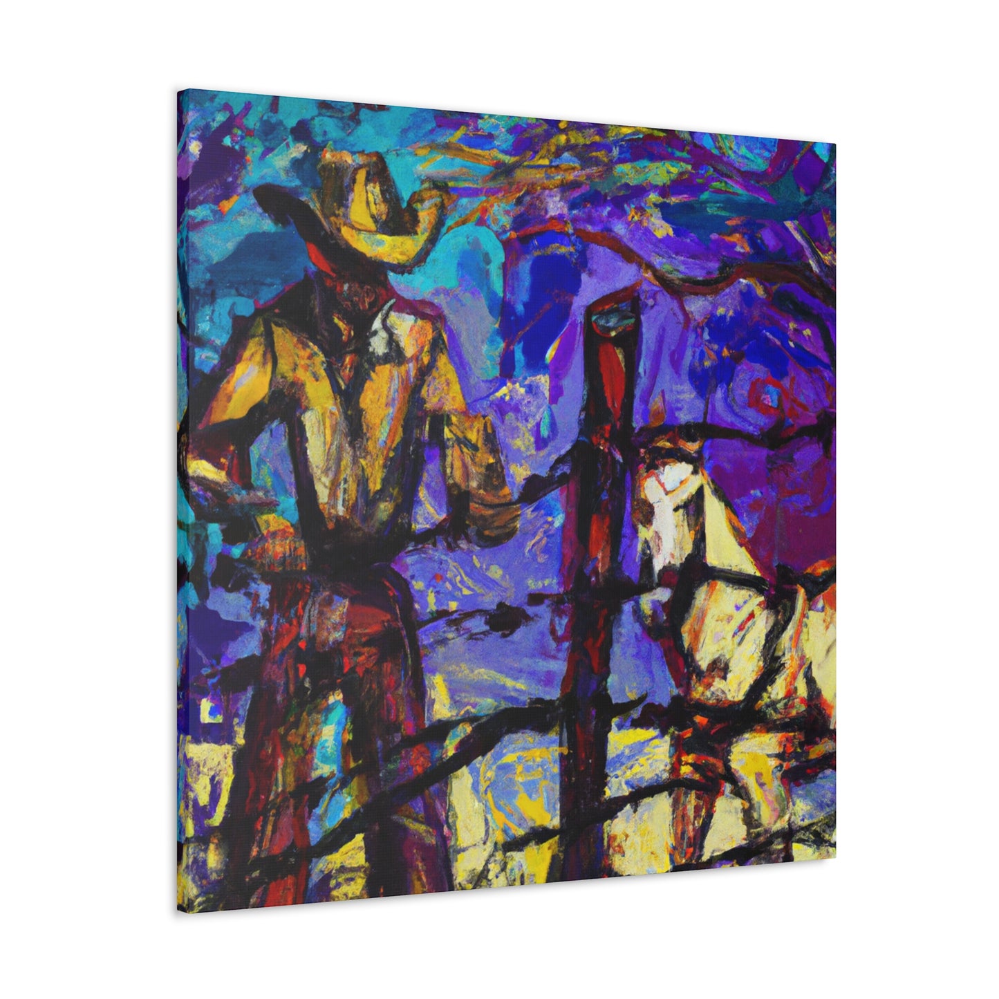 "Barbed Wire Fauvism" - Canvas