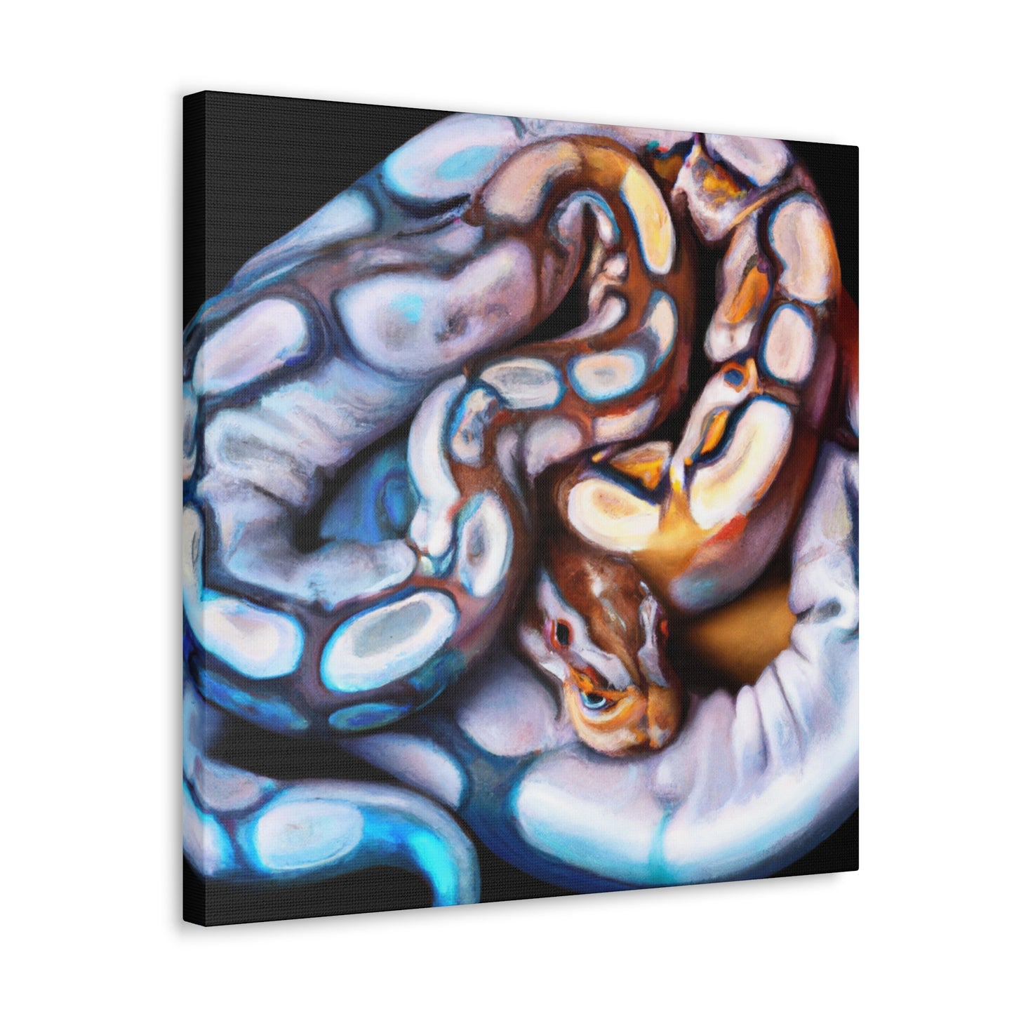 "Coursing Ball Python Vigor" - Canvas