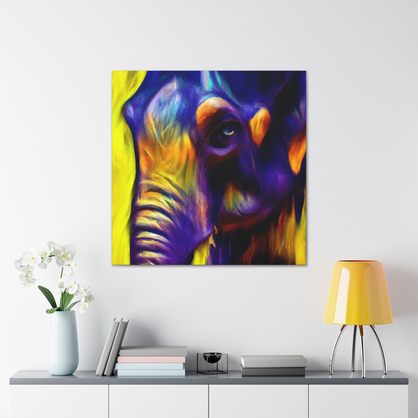 "Indian Elephant Majesty" - Canvas