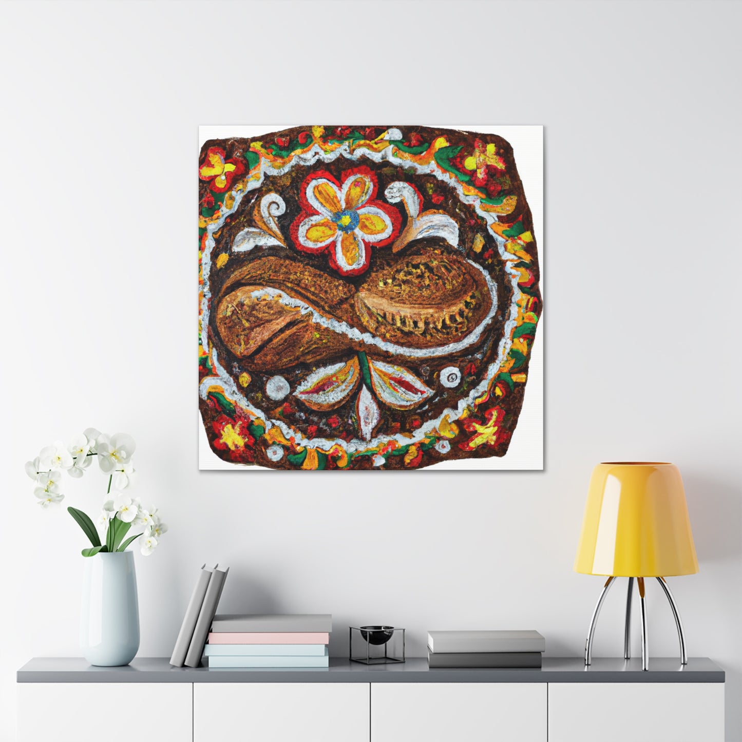 "Harvest of Fresh Bread" - Canvas