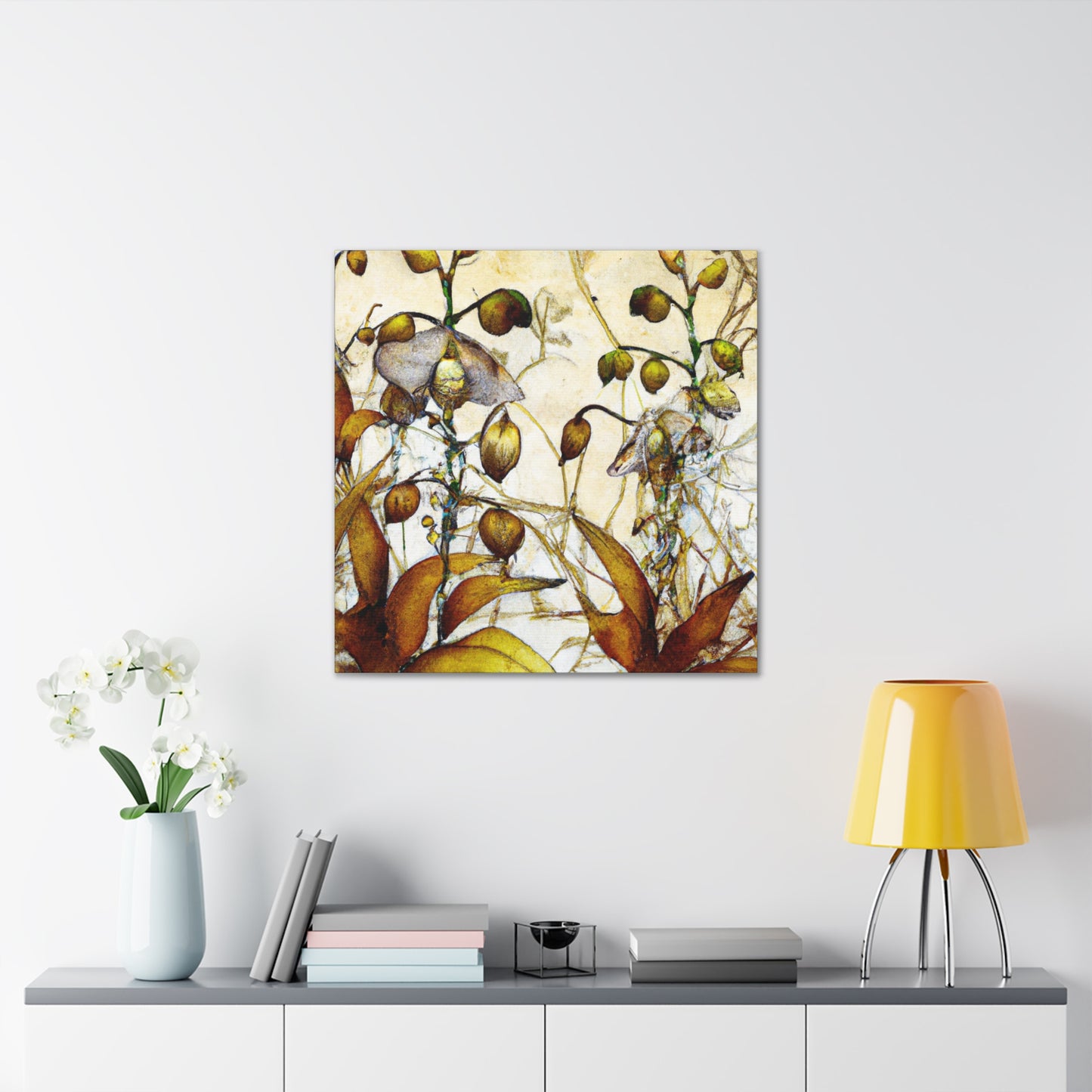 "Orchid's Majestic Wonders" - Canvas