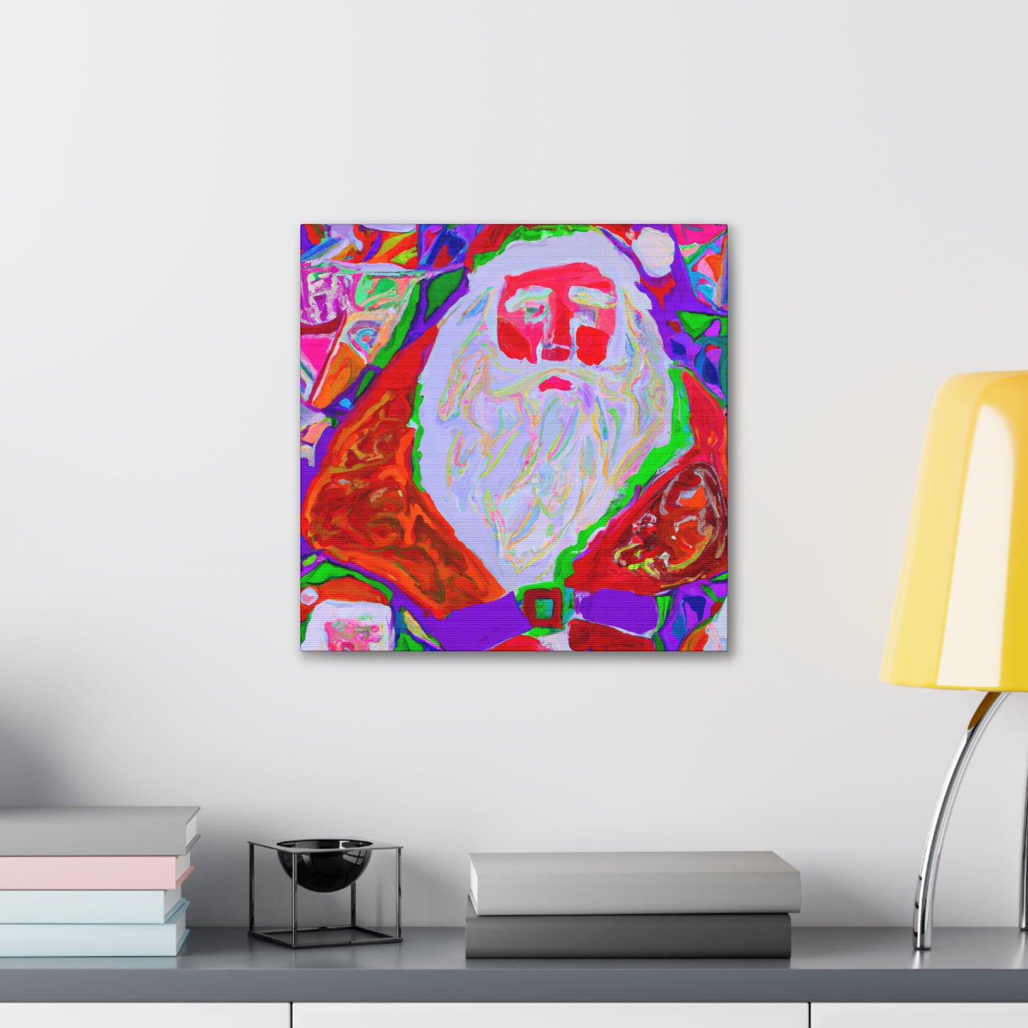 Santa's Bright Fauvism - Canvas