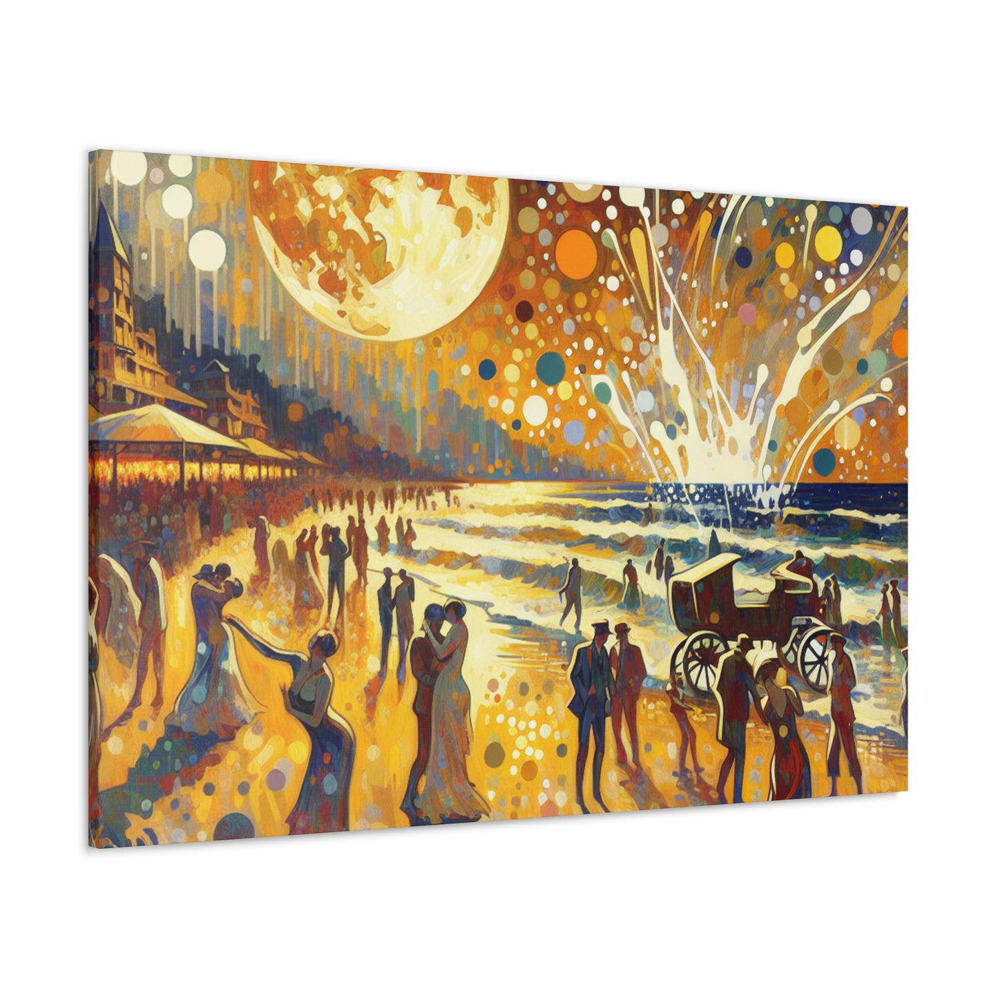 Midnight Seaside Soiree - Canvas