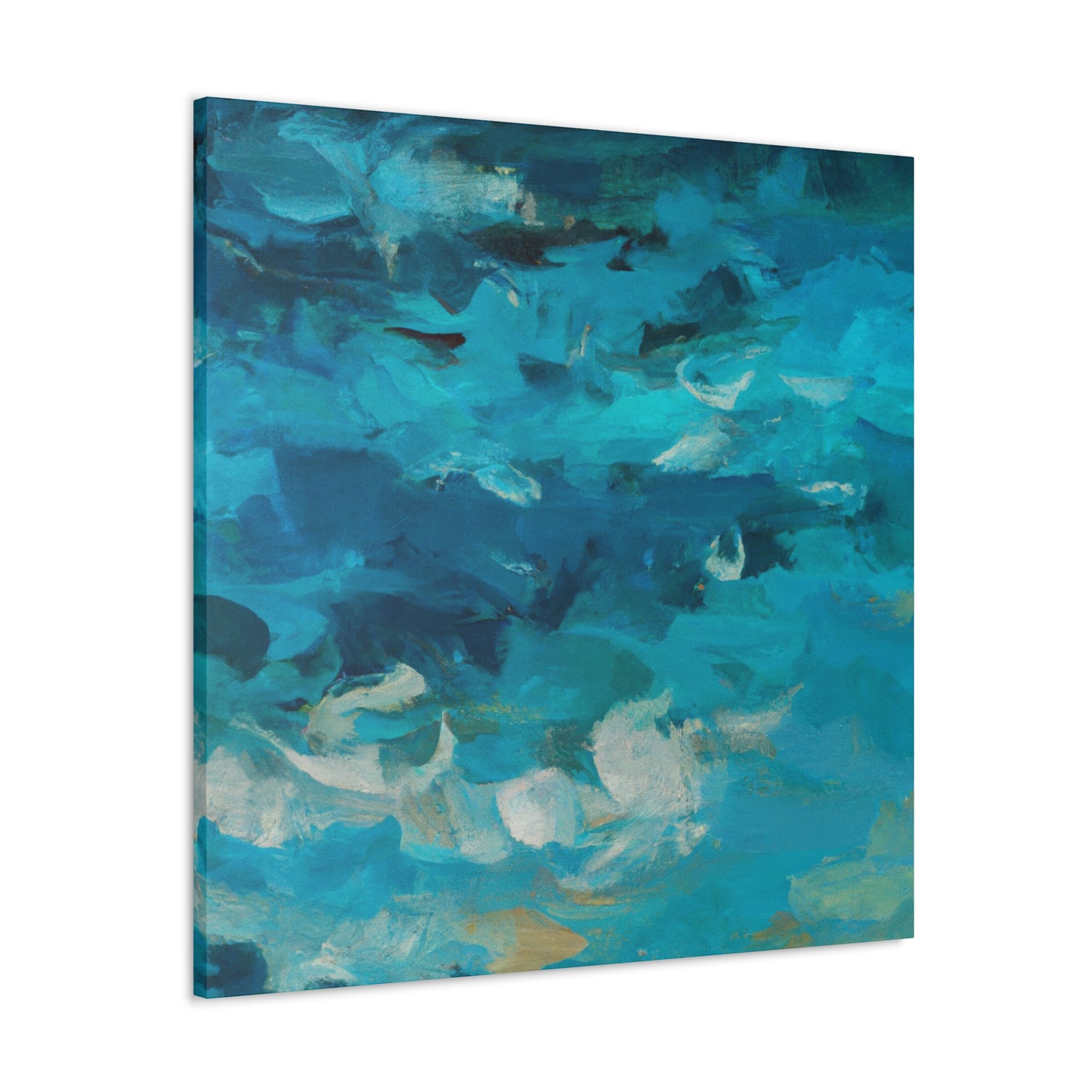 "Ocean's Colorful Lure" - Canvas