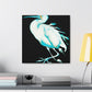 "Snowy Egret Splendor" - Canvas