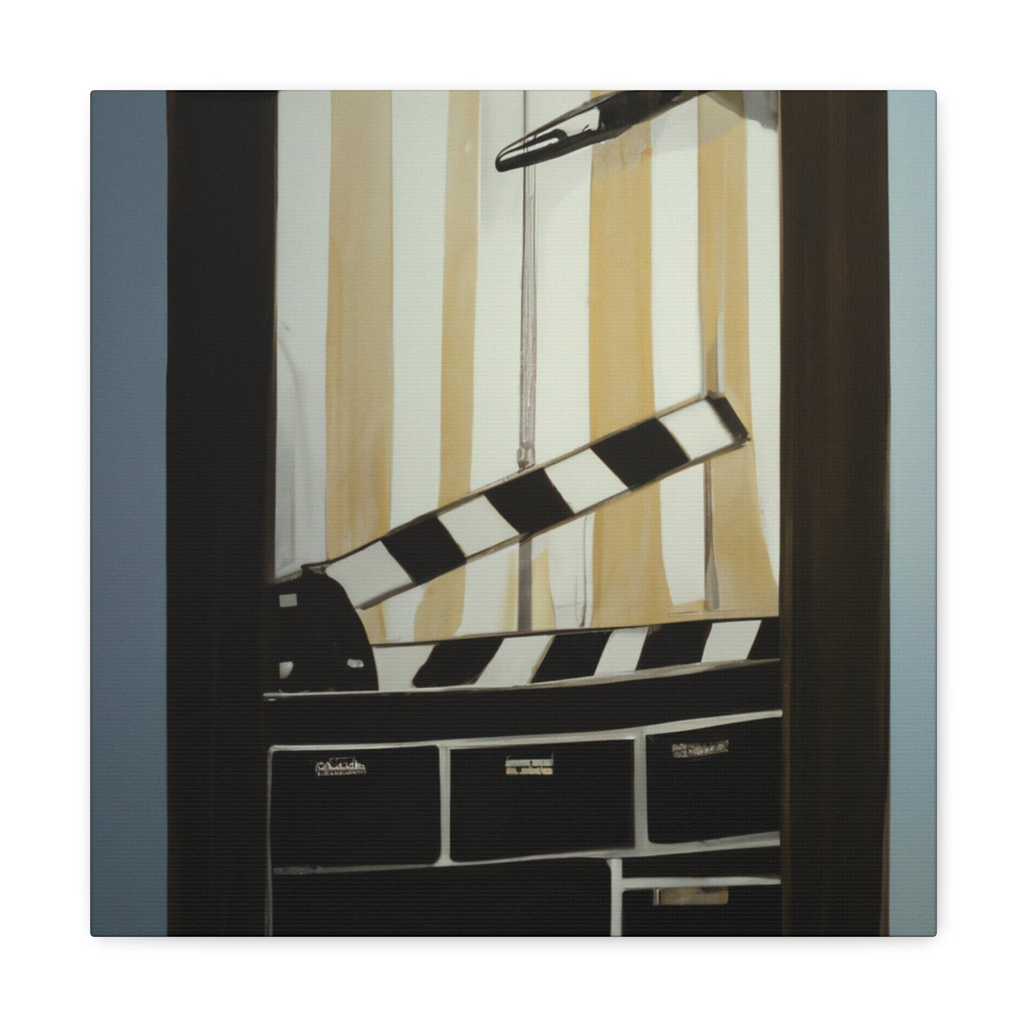 "Clapperboard Glorious Glamour" - Canvas