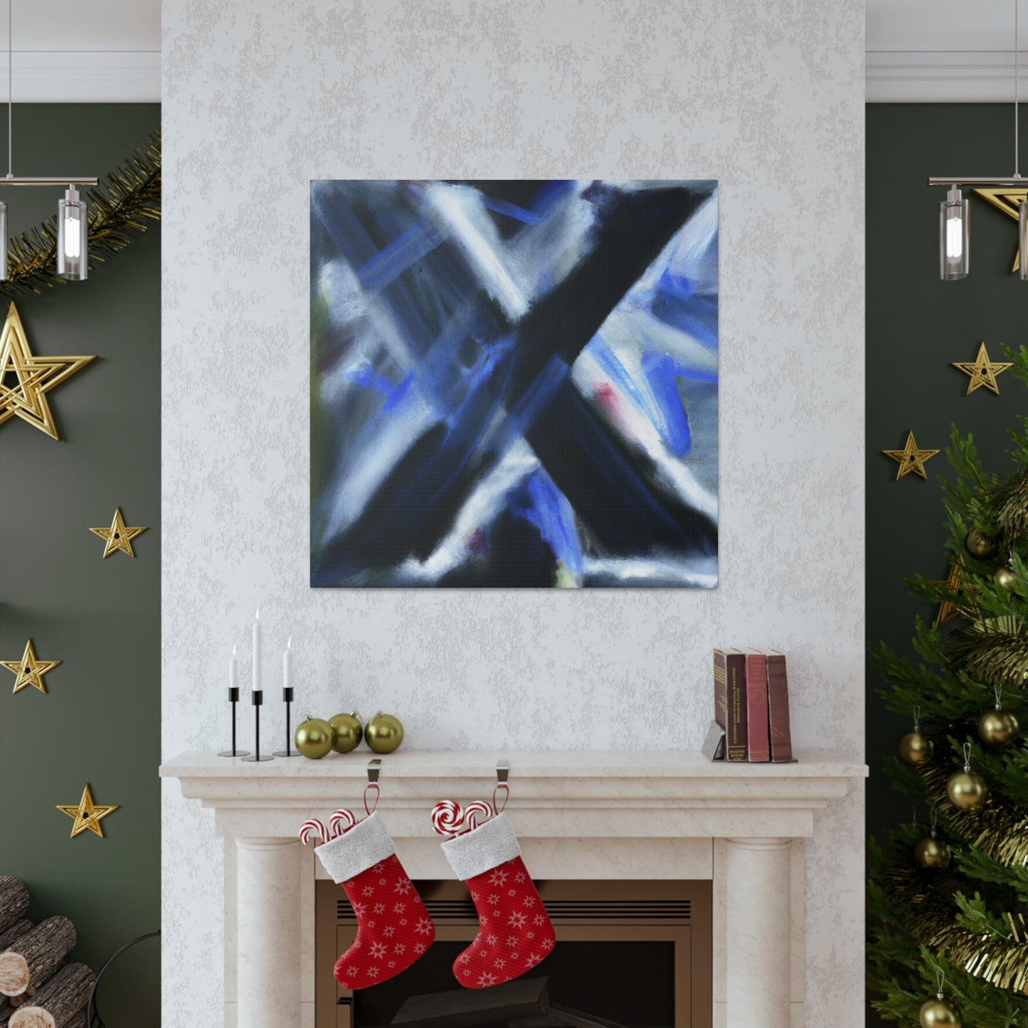 X in Expressionistic Hues - Canvas