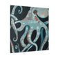 "Octopus in Art Deco". - Canvas