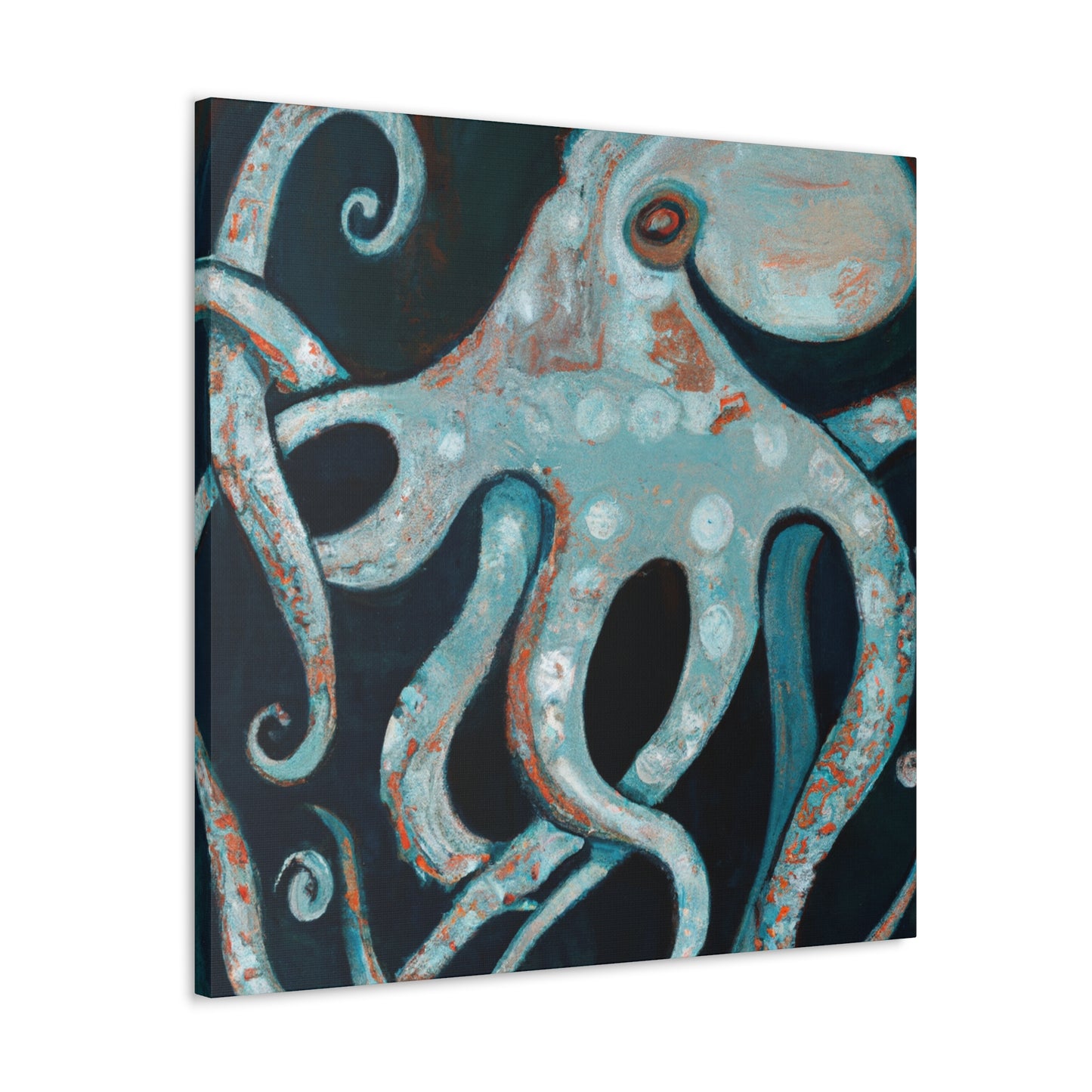 "Octopus in Art Deco". - Canvas