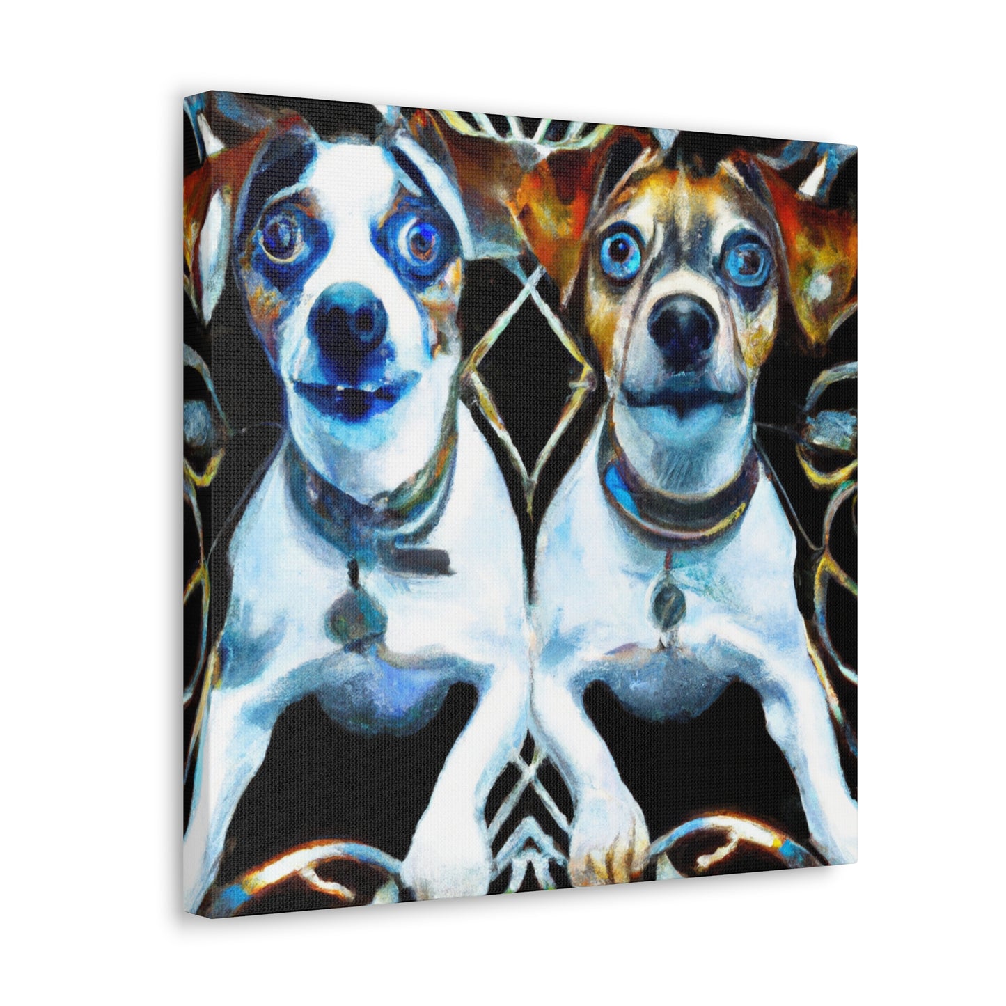 "Jack Russell Reflection" - Canvas