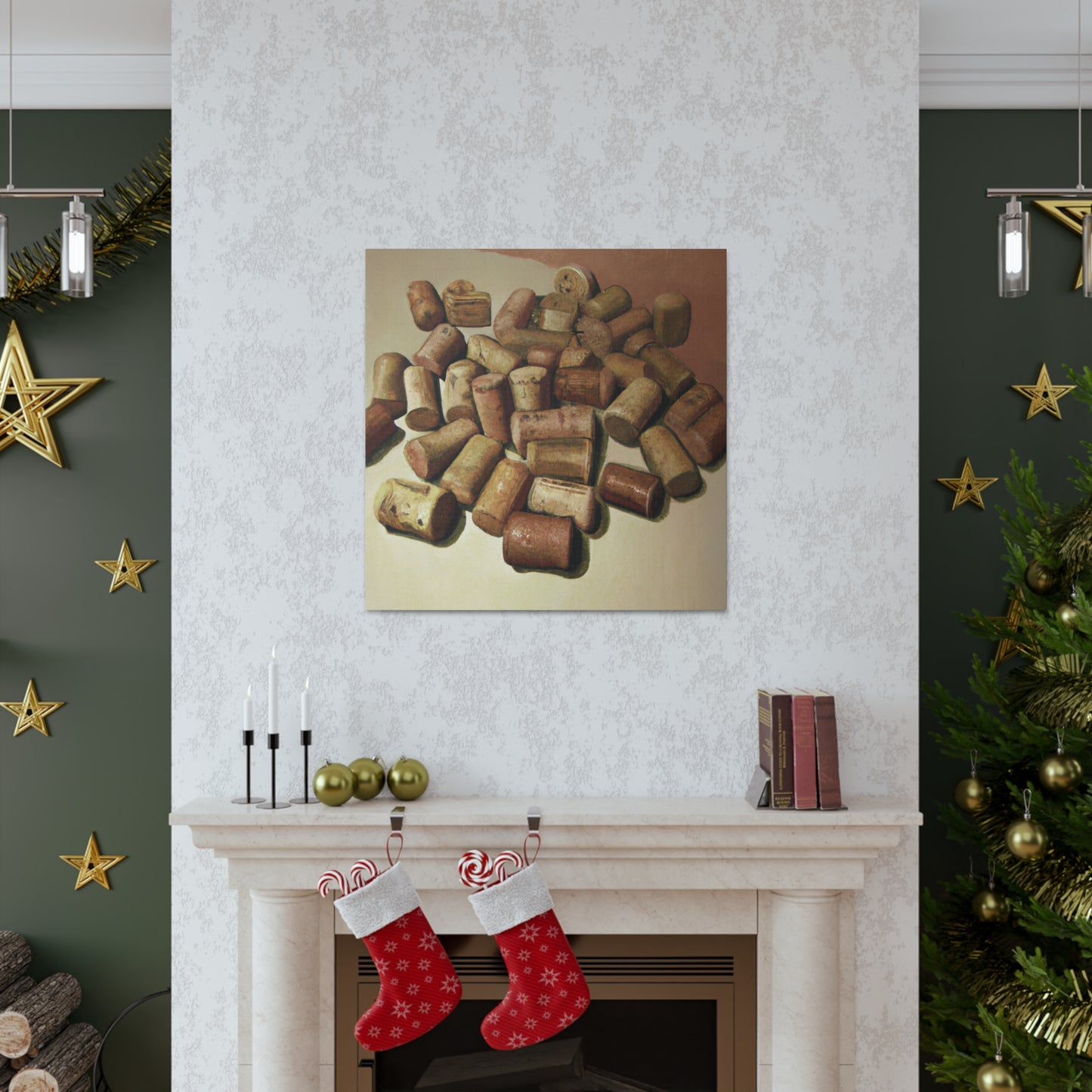 "Corks and Celebration" - Canvas