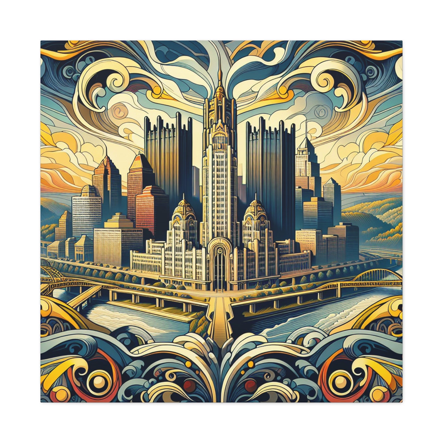 Steel City Symphony. - Canvas