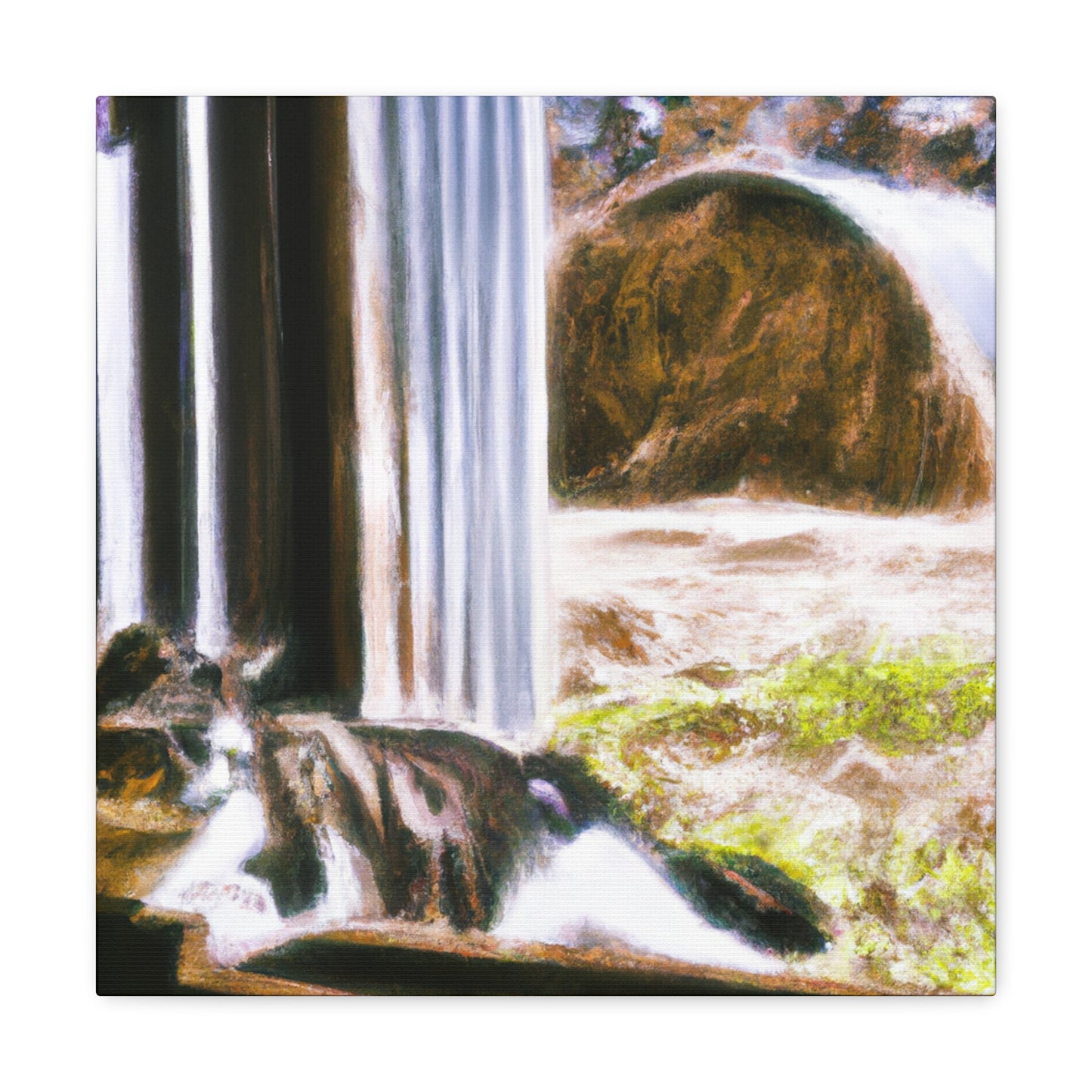 "Barn Cat Slumbering" - Canvas