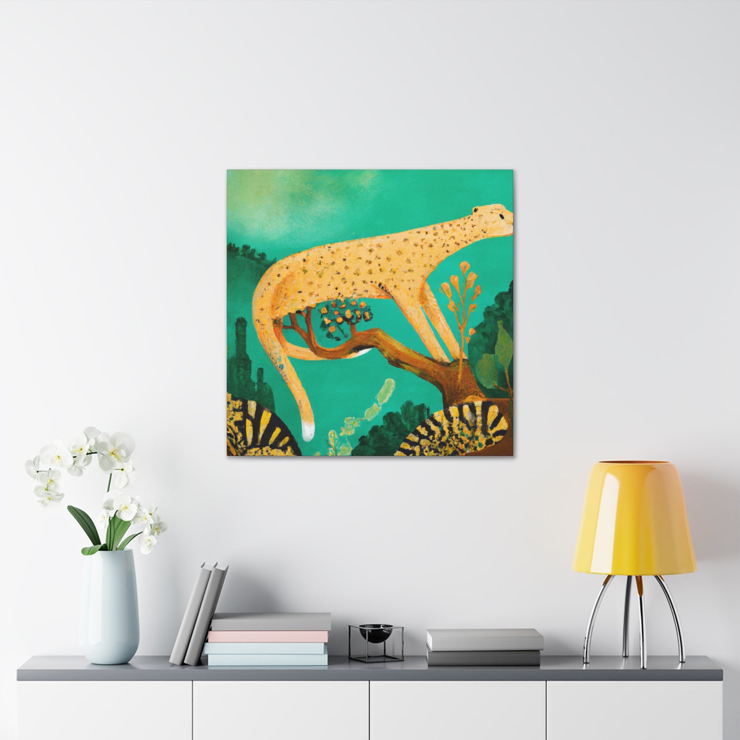 Leopard In Sublime Surrealism - Canvas