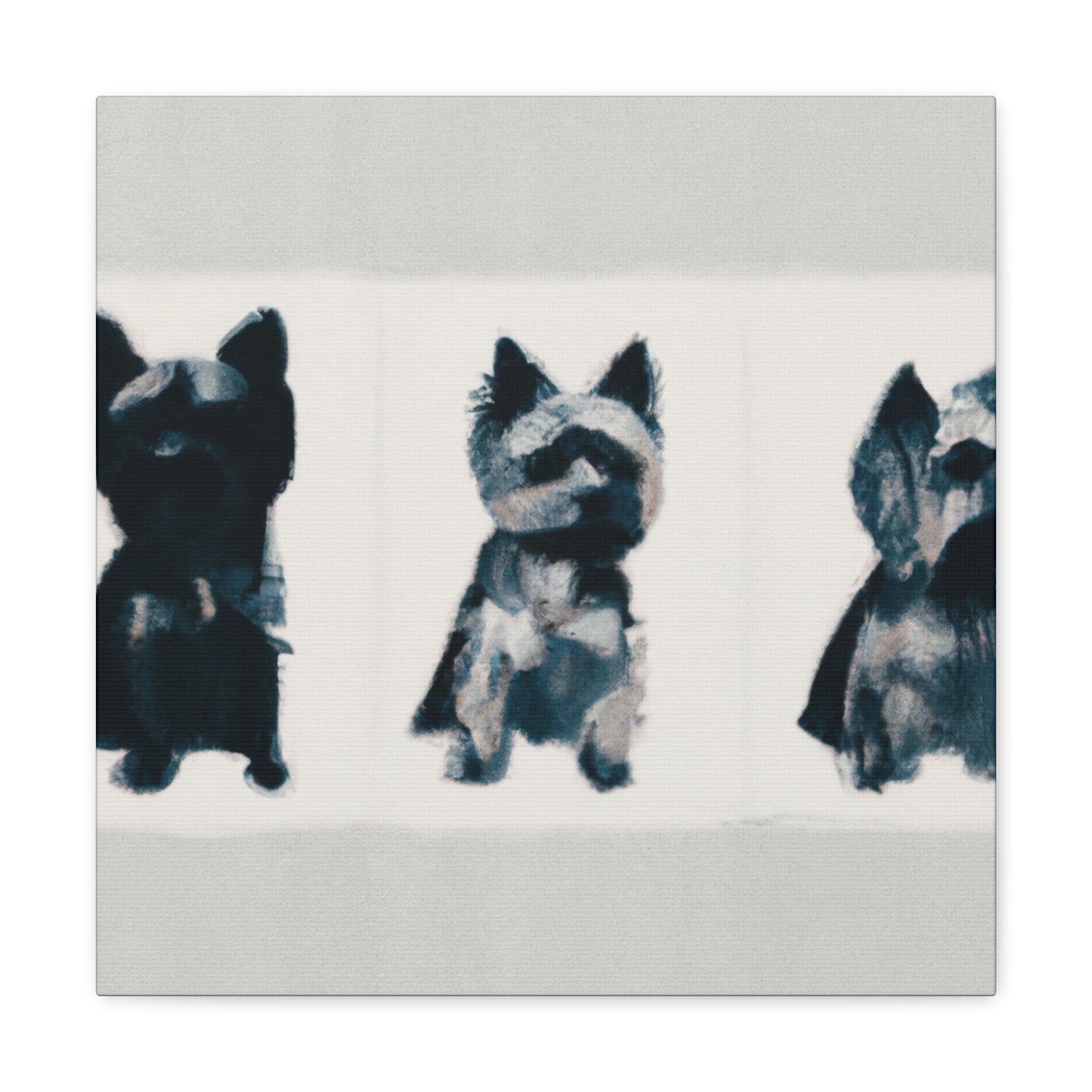 Terrier's Joyful Delight - Canvas