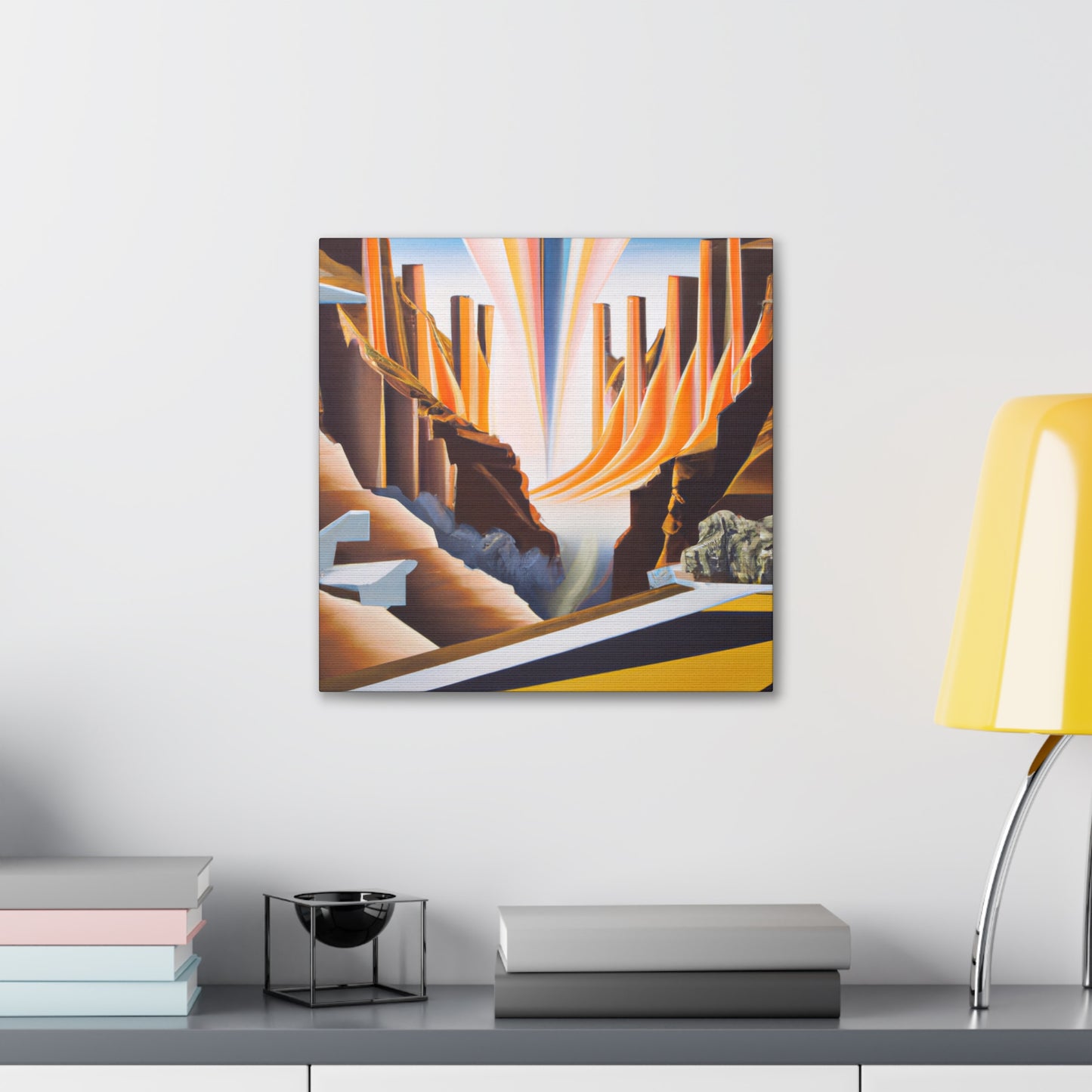 "Colorful Canyon Brilliance" - Canvas