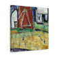 "Barn of Expressionist Joy" - Canvas