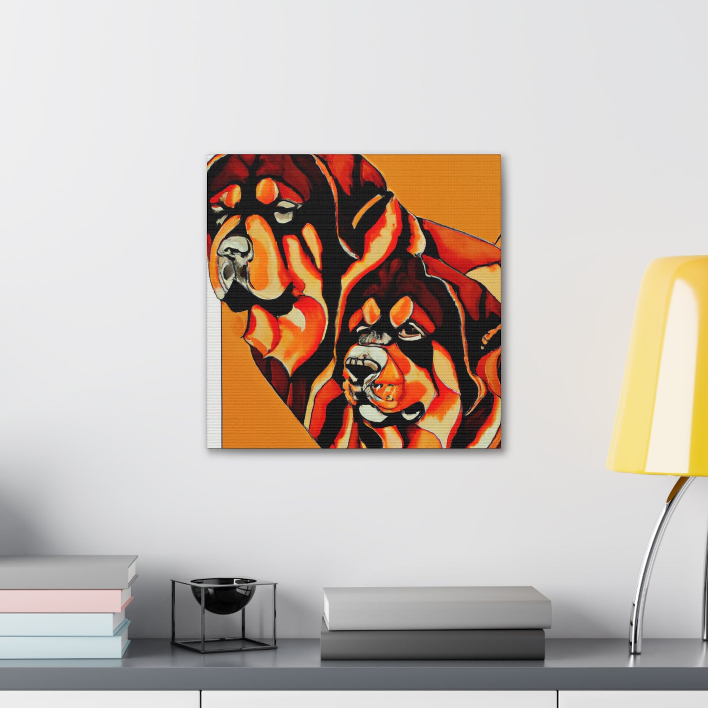 "Tibetan Mastiff Triumphant" - Canvas