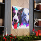 Border Collie Portrait - Canvas