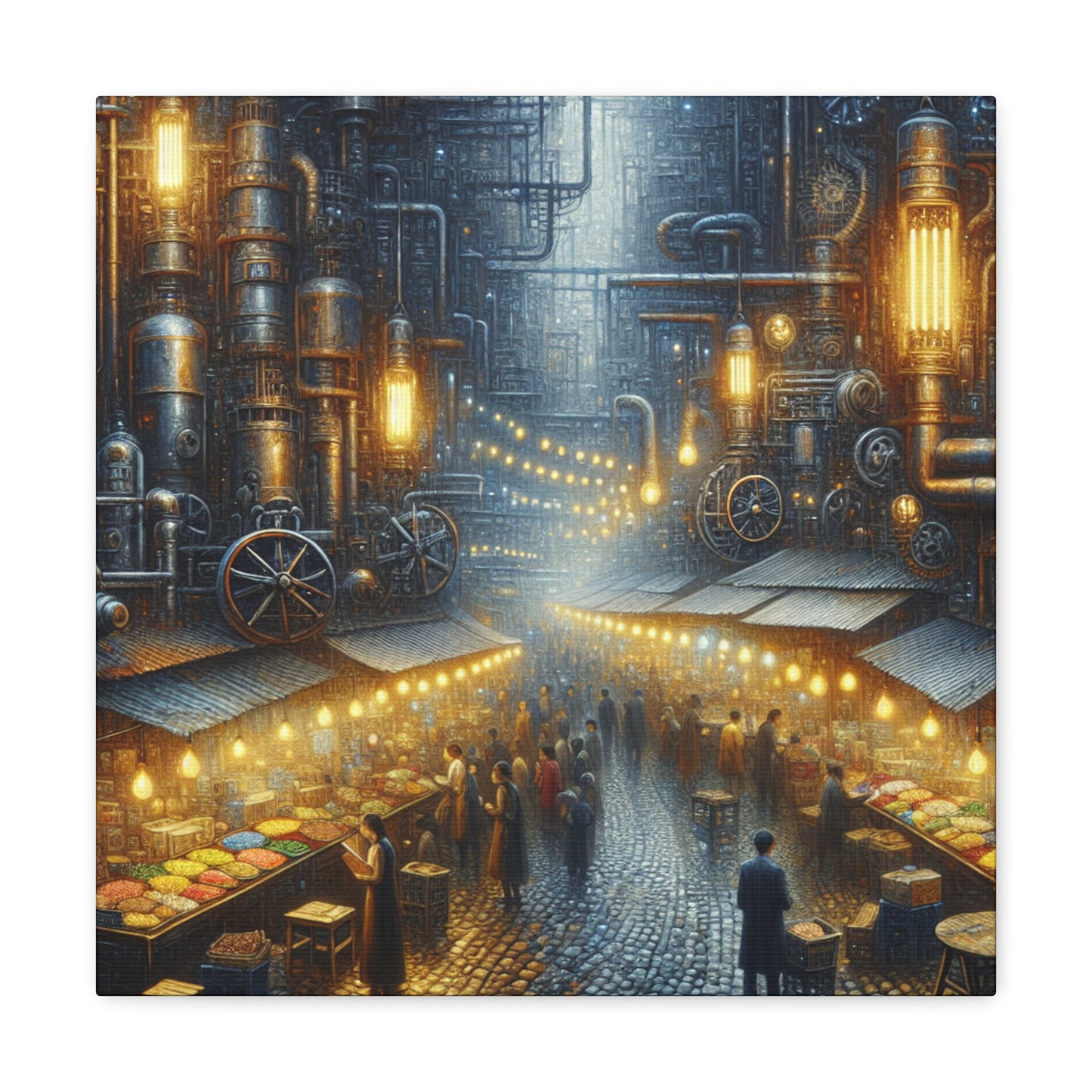 Midnight Bazaar Dreams - Canvas