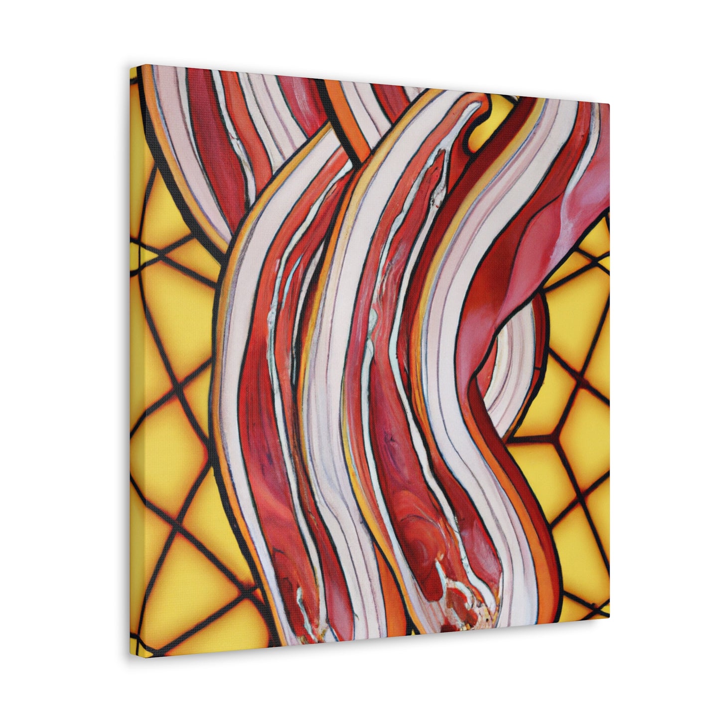 "Bacon in Art Nouveau". - Canvas