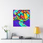 Sea Turtle Pop Brilliance - Canvas