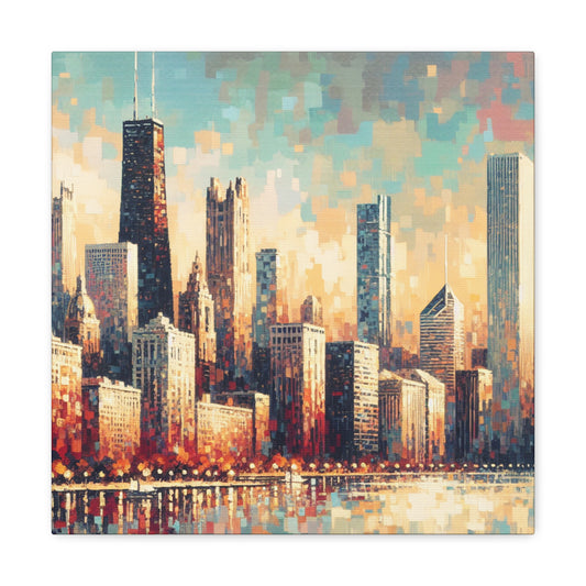 "Cosmic Horizons of Chicago" - Canvas