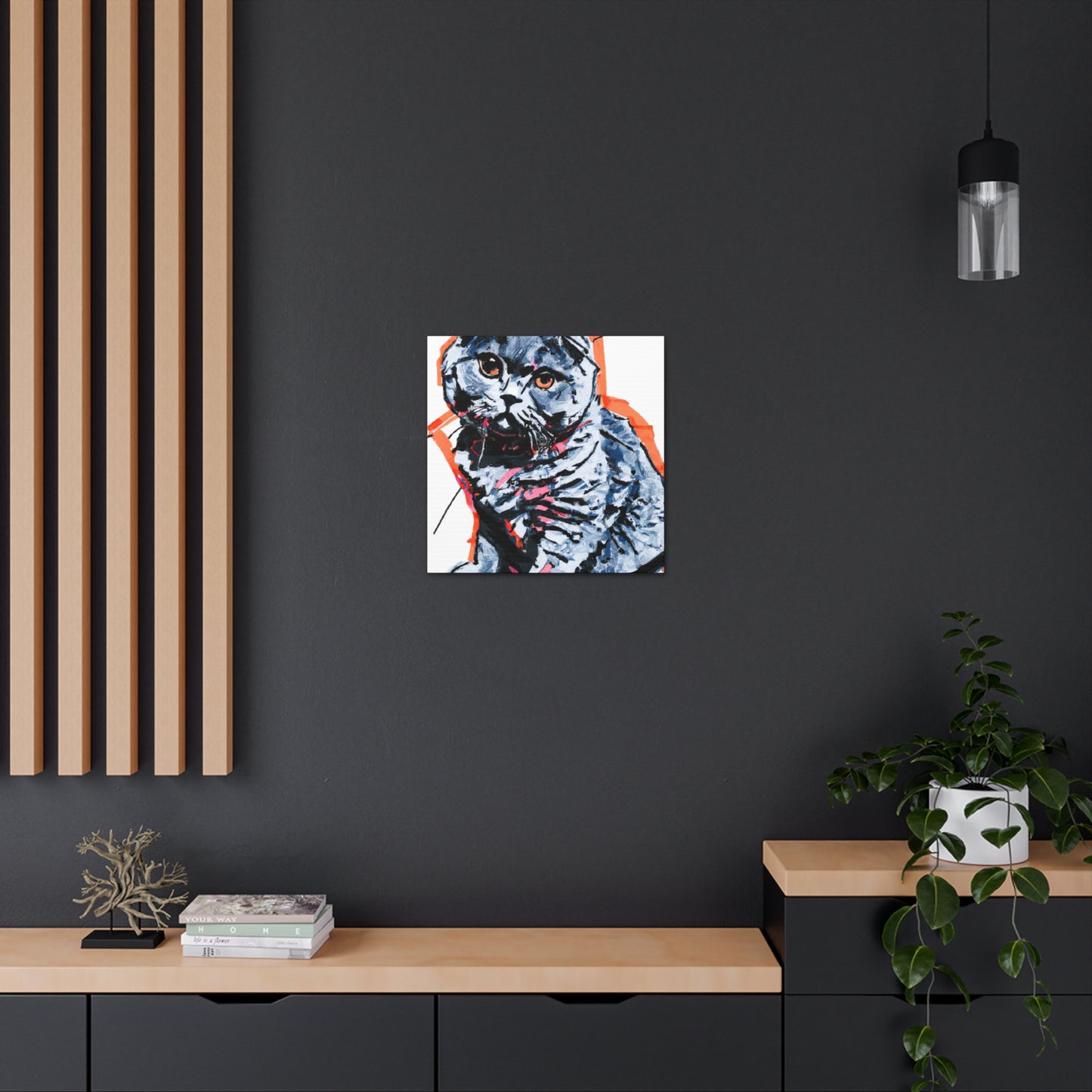 Scottish Fold Delight - Canvas