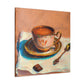 Coffee Cup Luxury Scene - Canvas