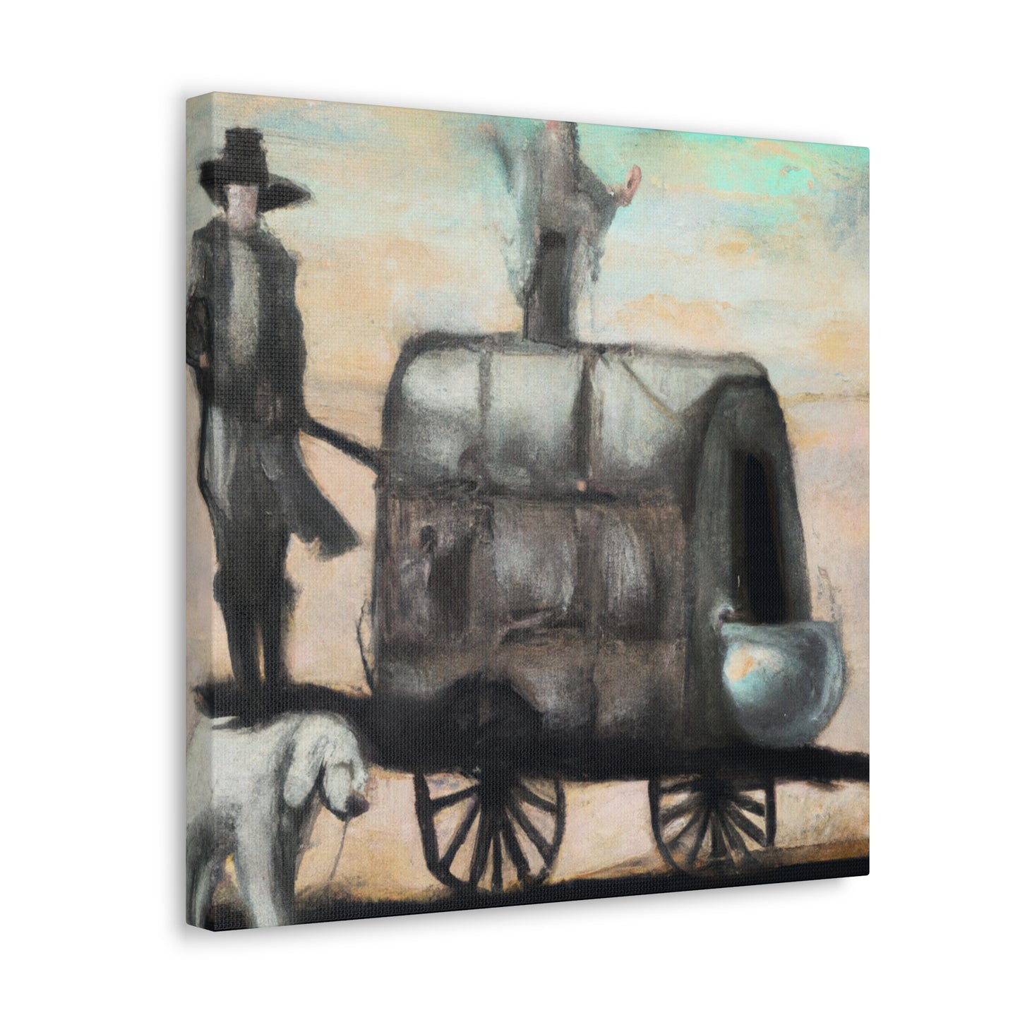 "Chuck-Wagon in Surreality" - Canvas