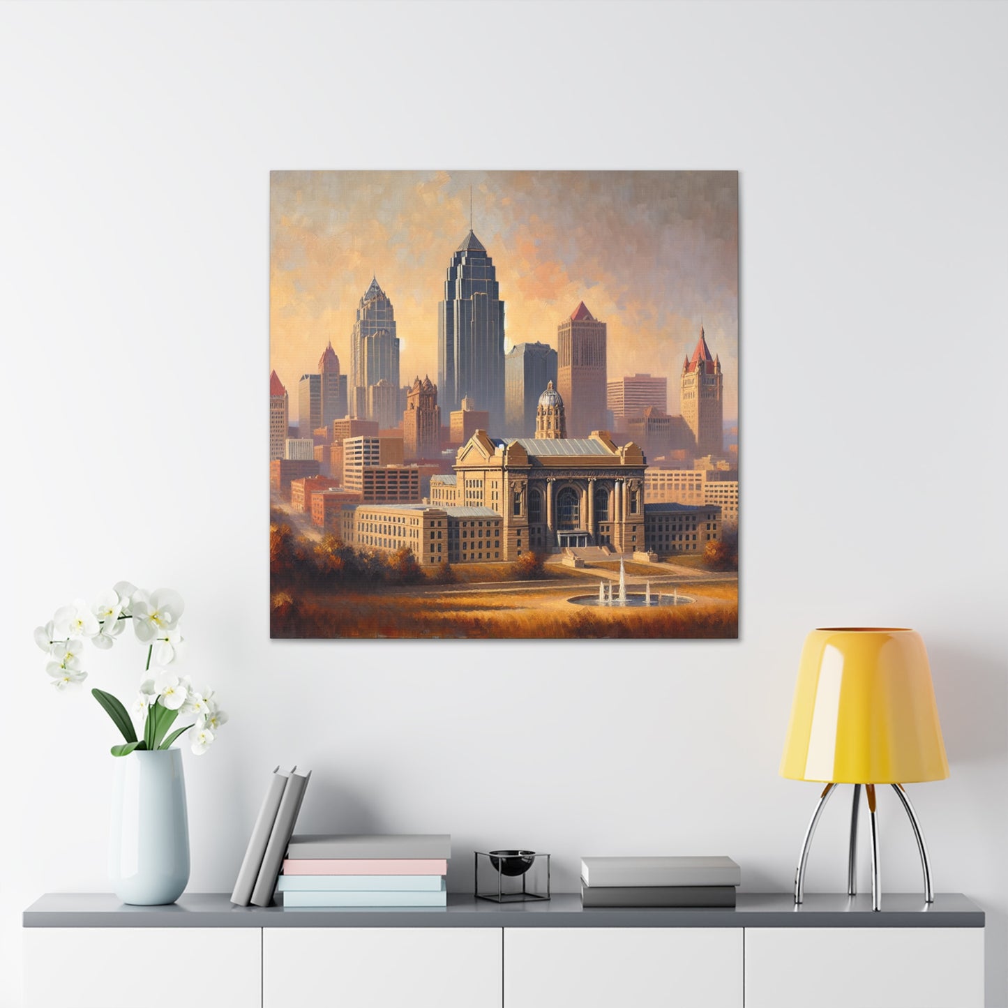 "The Prairie's Metropolitan Beauty" - Canvas