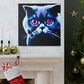 "British Shorthair Reflection" - Canvas