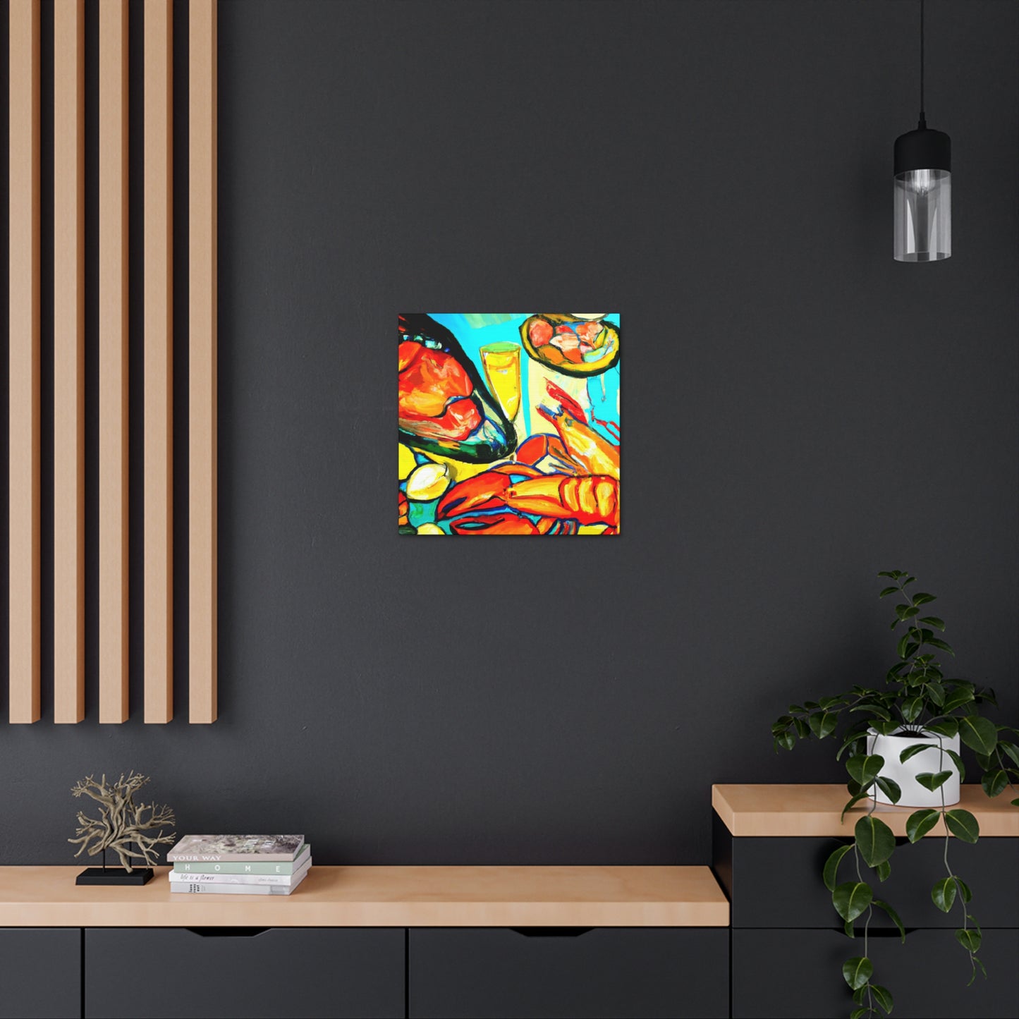 "Seafood in Fauvism" - Canvas