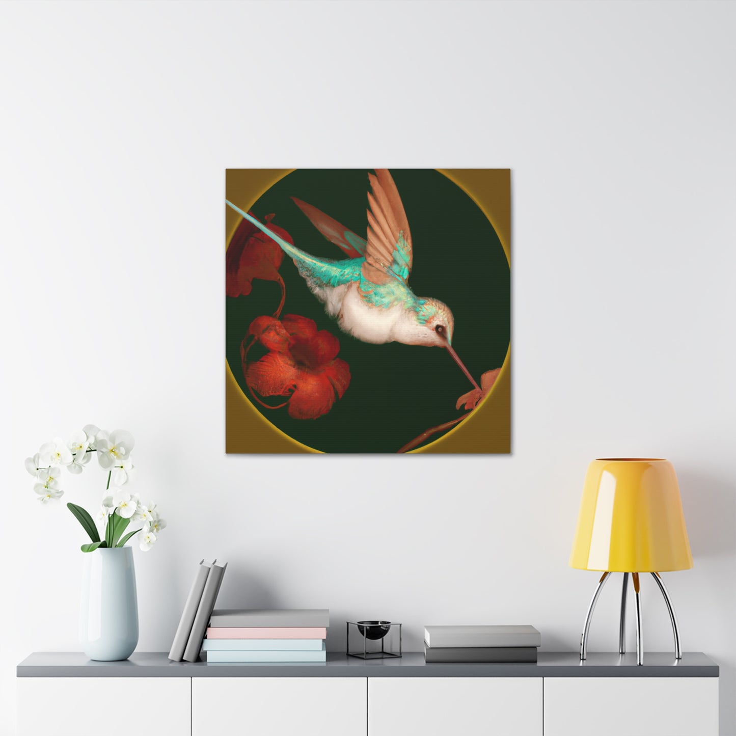 "Ruby Hummingbird Beauty." - Canvas