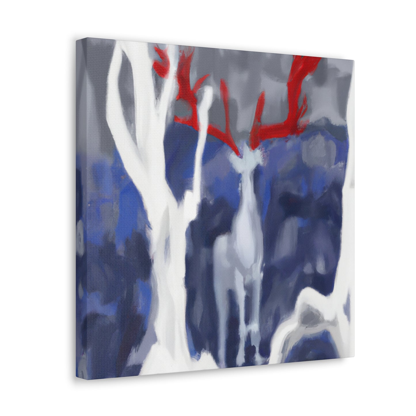 Deer in Abstract Style - Canvas