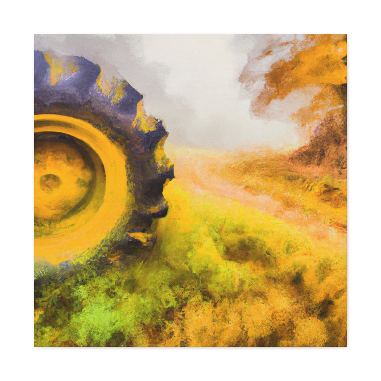 Tire of Strength Poster - Canvas