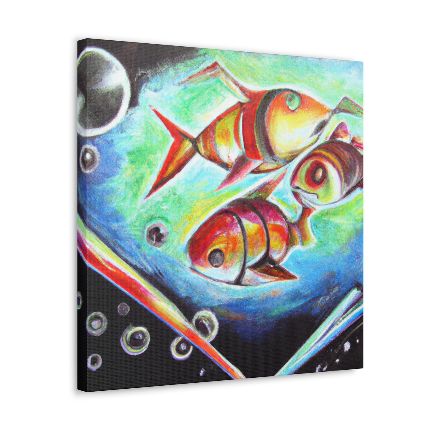 Rainbow Fish Brilliance - Canvas