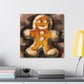 Gingerbread Man Deco - Canvas