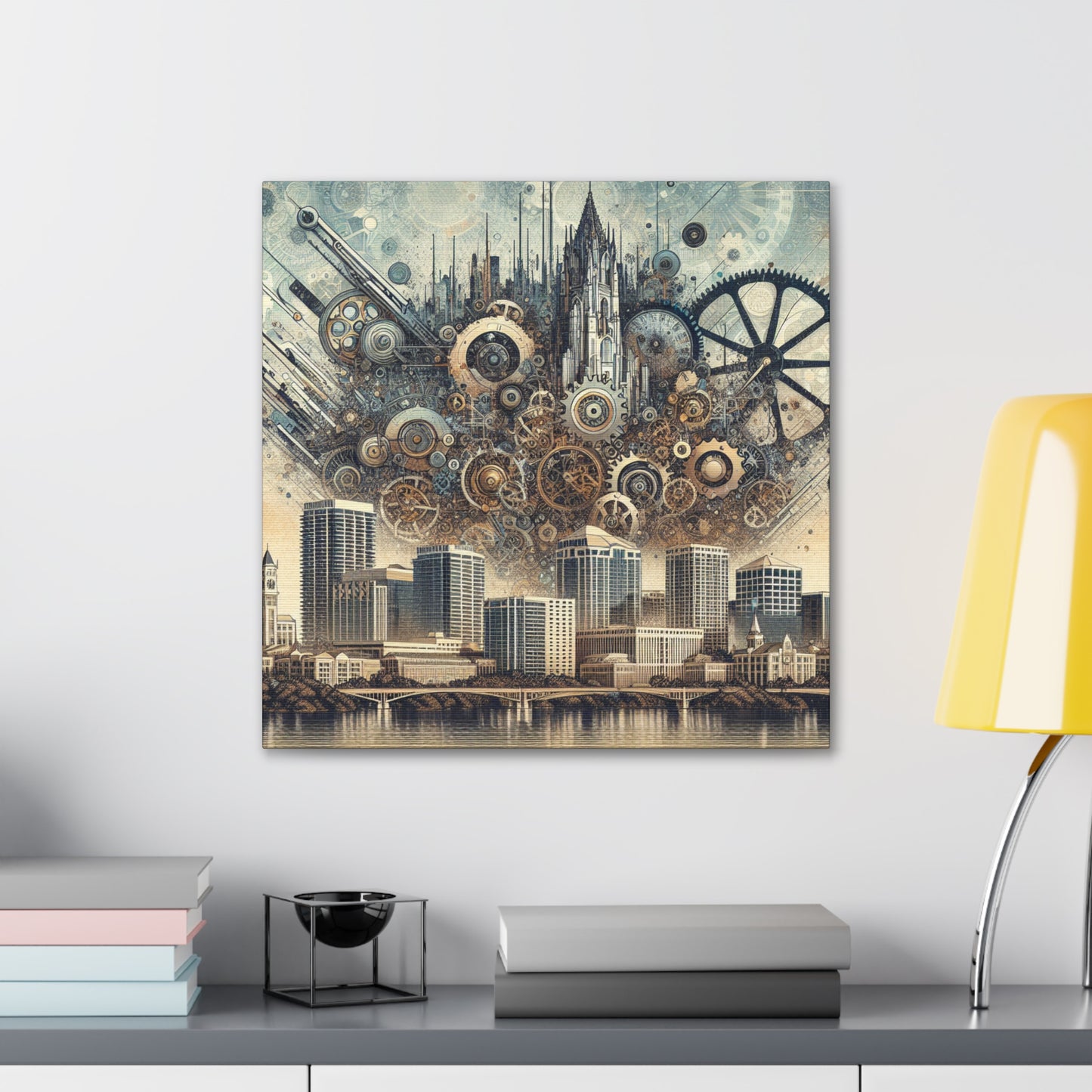 "Orlando's Steam-powered Dreams" - Canvas