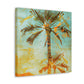 "Palm Trees at Sunset" - Canvas