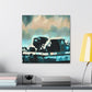 "Fishing Boat Reflection Bright" - Canvas