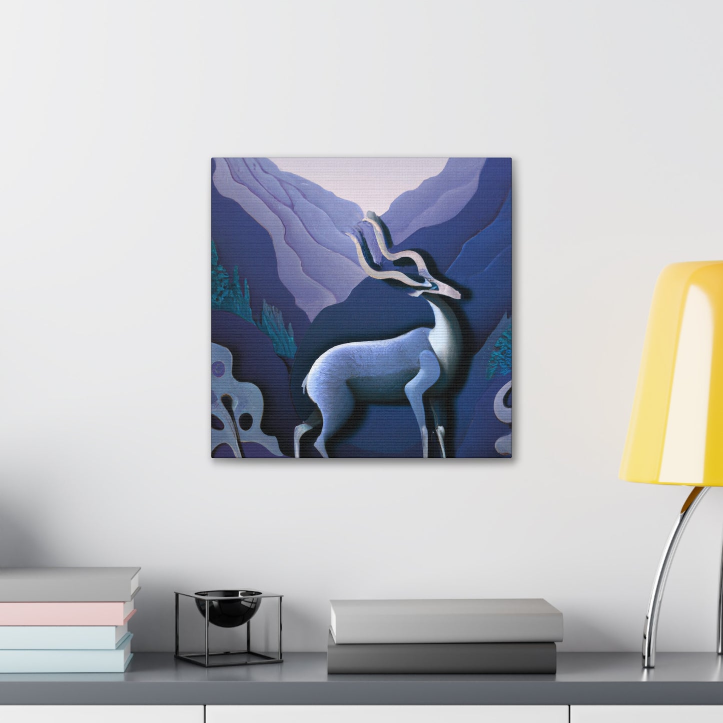 "Chamois in the Forest" - Canvas