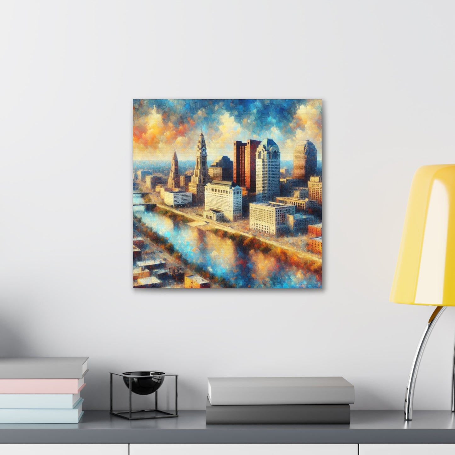 "Enchanting Columbus Mist" - Canvas