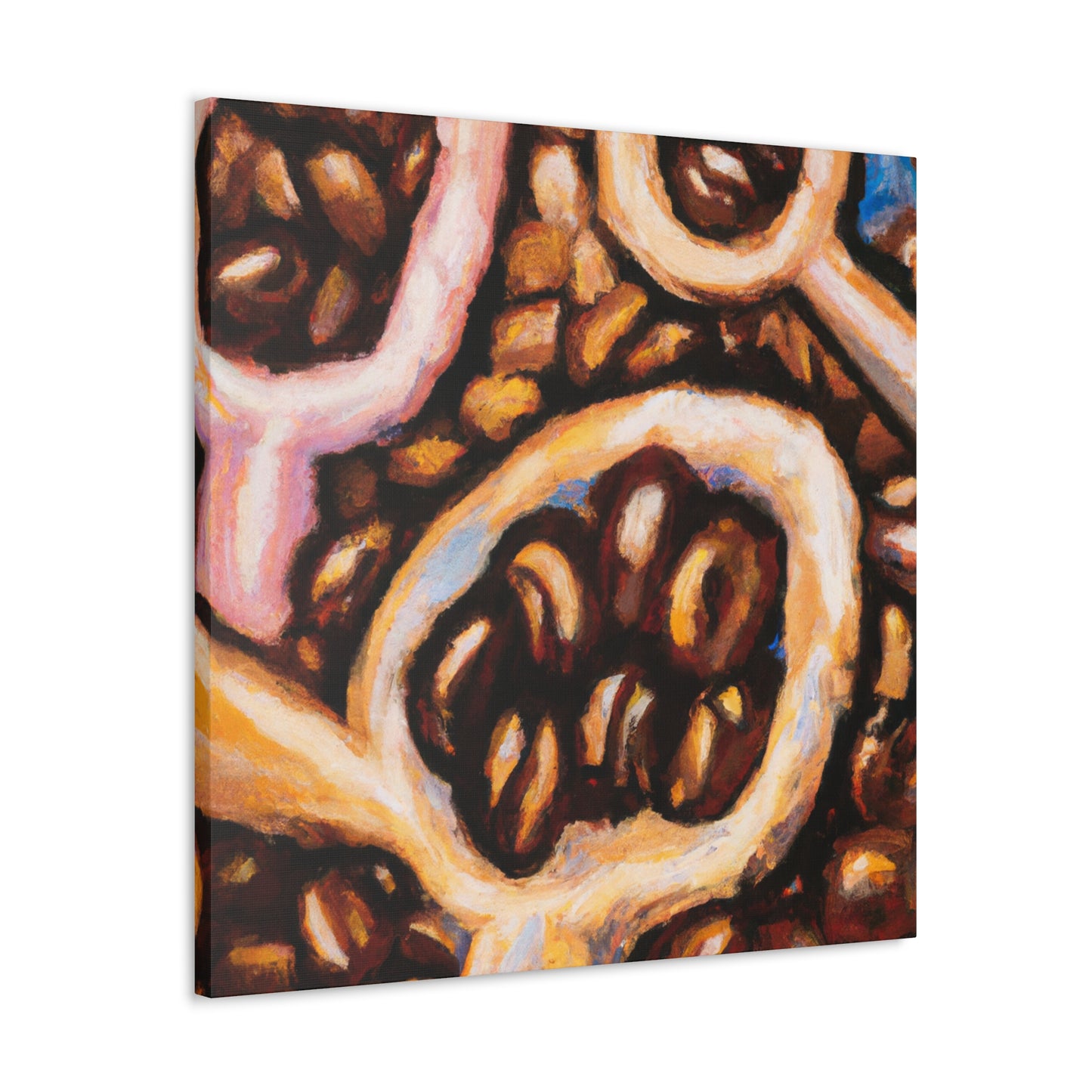 Coffee Beans Expressive - Canvas