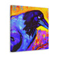 "Crow in Technicolor Dream" - Canvas