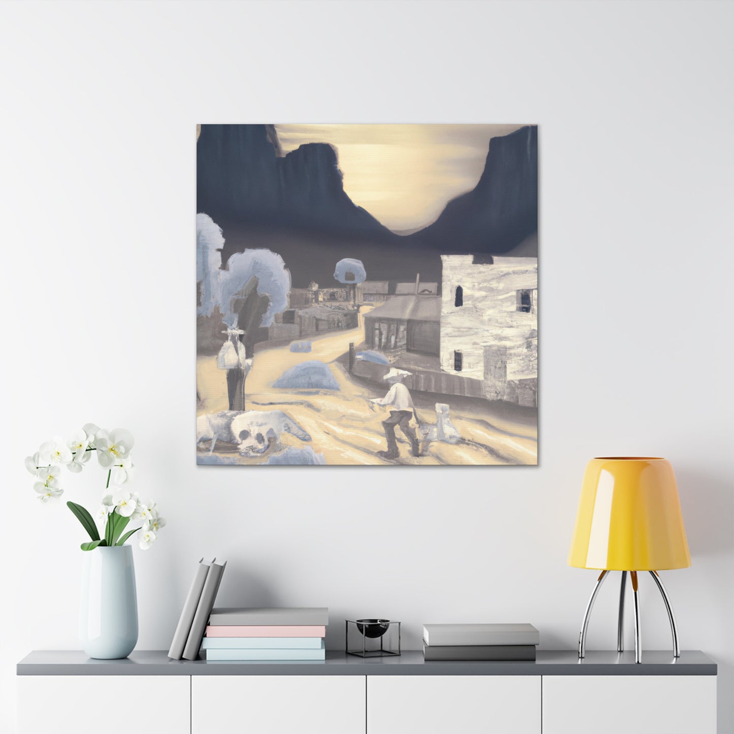 Ghost Town Glimmering - Canvas