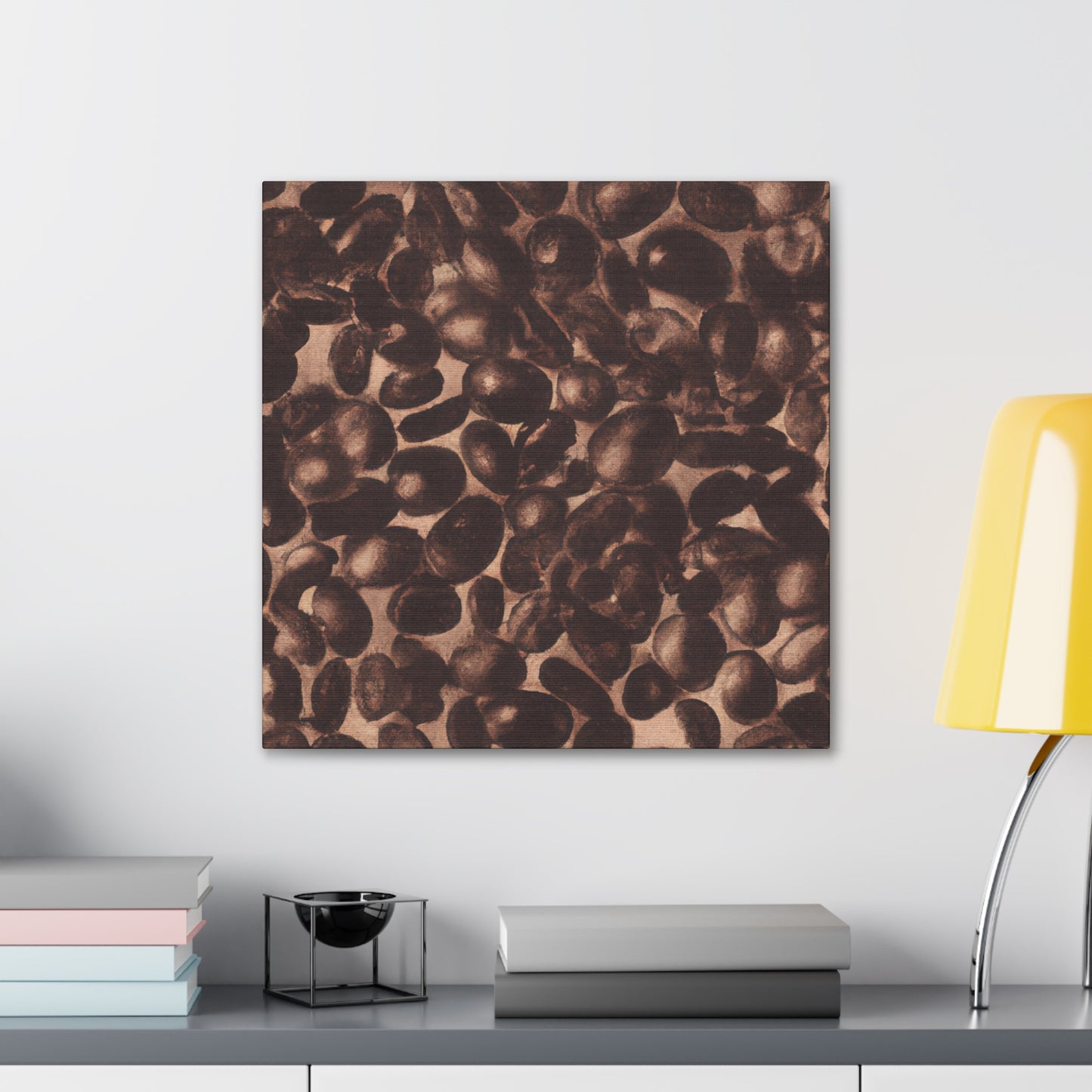 Coffee Beans in Color - Canvas