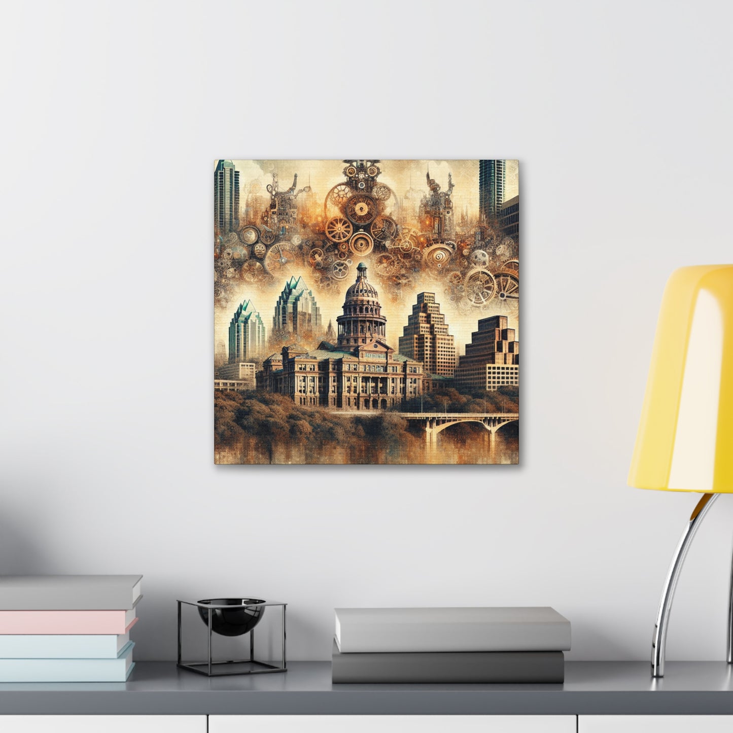 "Steam-powered Austin Enchantment" - Canvas