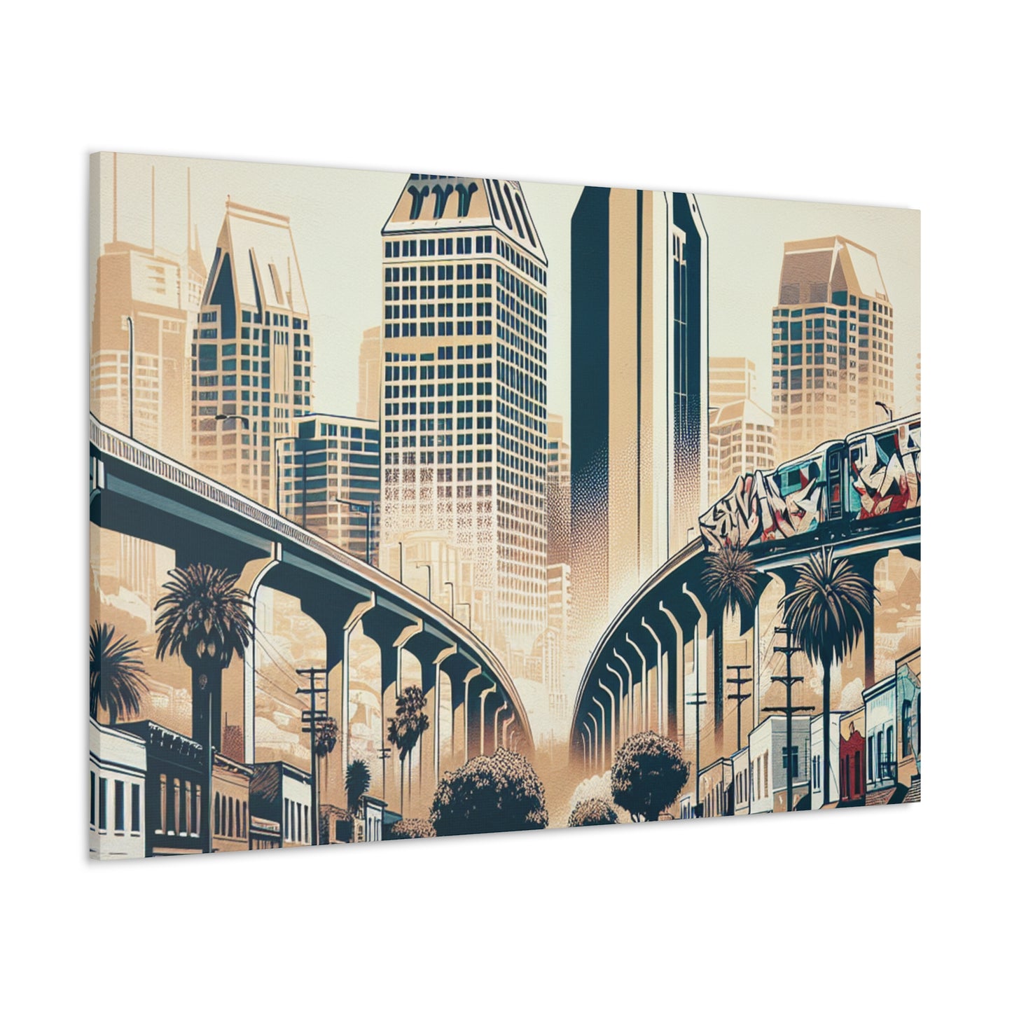 California Coast Boulevard Masterpiece - Canvas