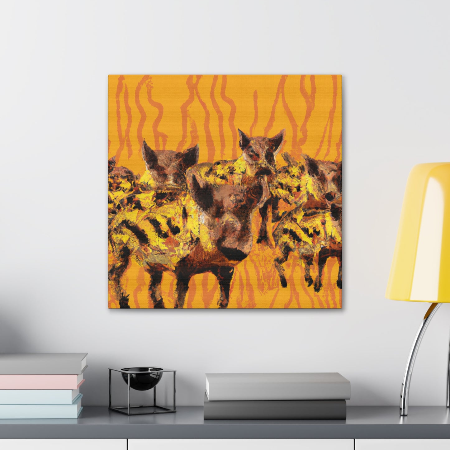 "Warthog War April Dream" - Canvas